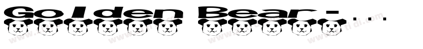 Golden Bear字体转换